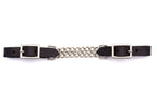 Leder Kinnkette, schwarz