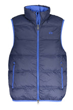 LA MARTINA Black Man Ärmellose Jacke Herren – Mit Kontrastdetails & Stickerei