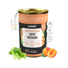 Lachs + Truthahn Nassfutter für Adult Hunde