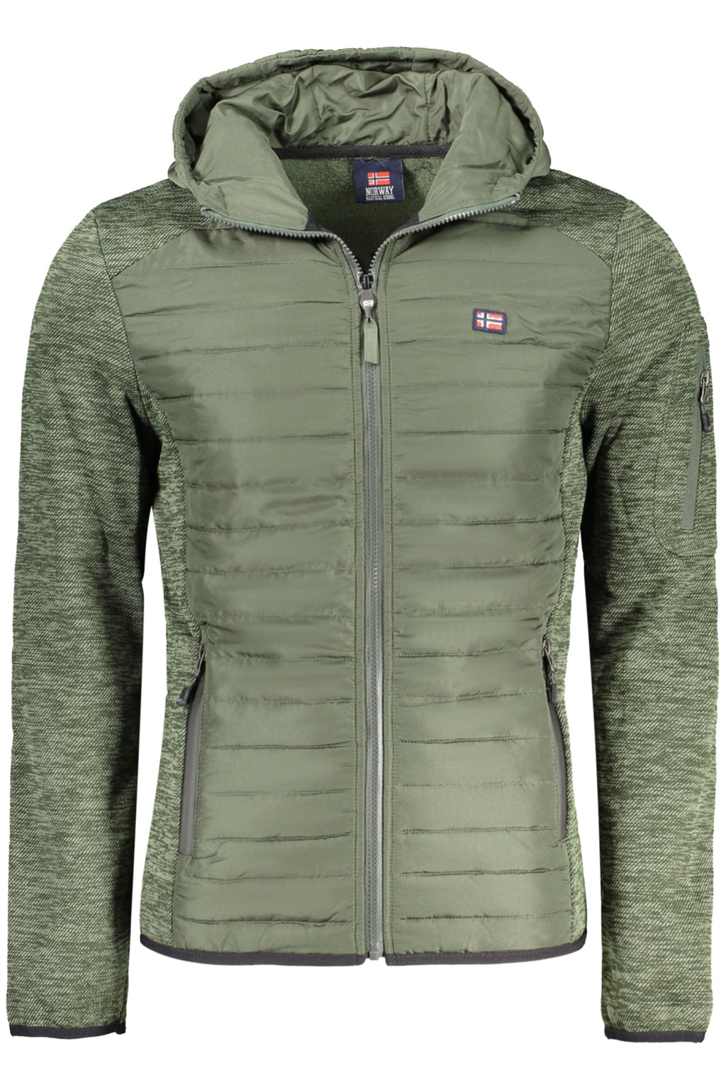 NORWAY 1963 Herren Softshell-Jacke Grün – Leichte Kapuzenjacke für Frühling/Sommer