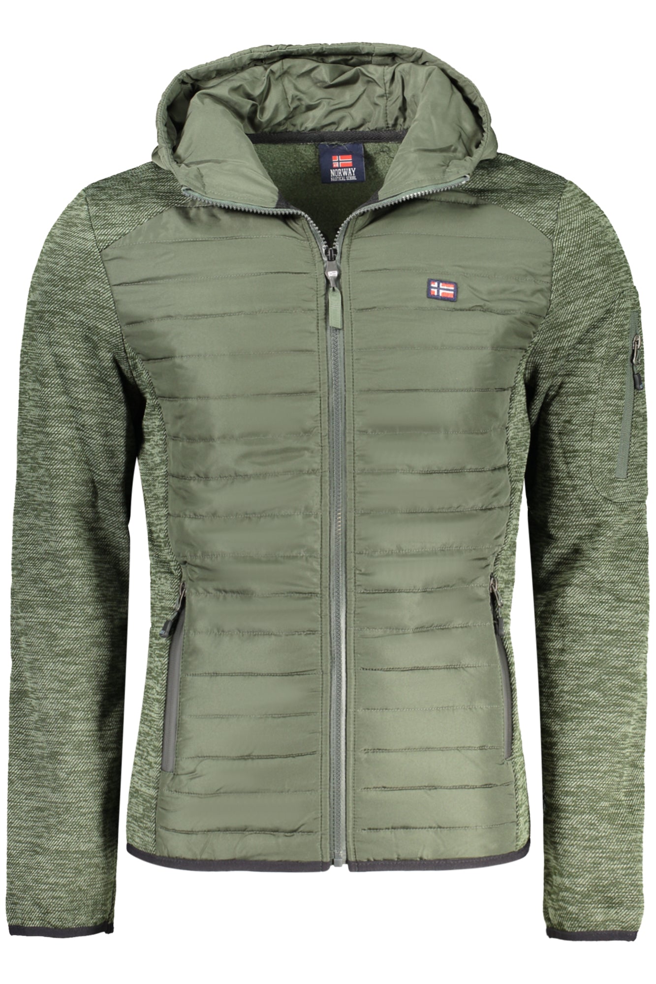 NORWAY 1963 Herren Softshell-Jacke Grün – Leichte Kapuzenjacke für Frühling/Sommer