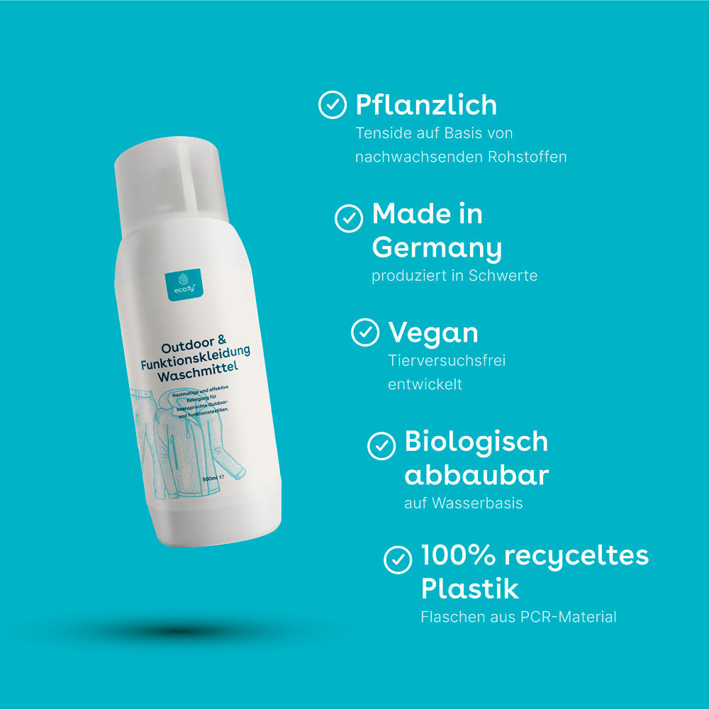 eco:fy - Waschmittel für Outdoor- & Funktionskleidung