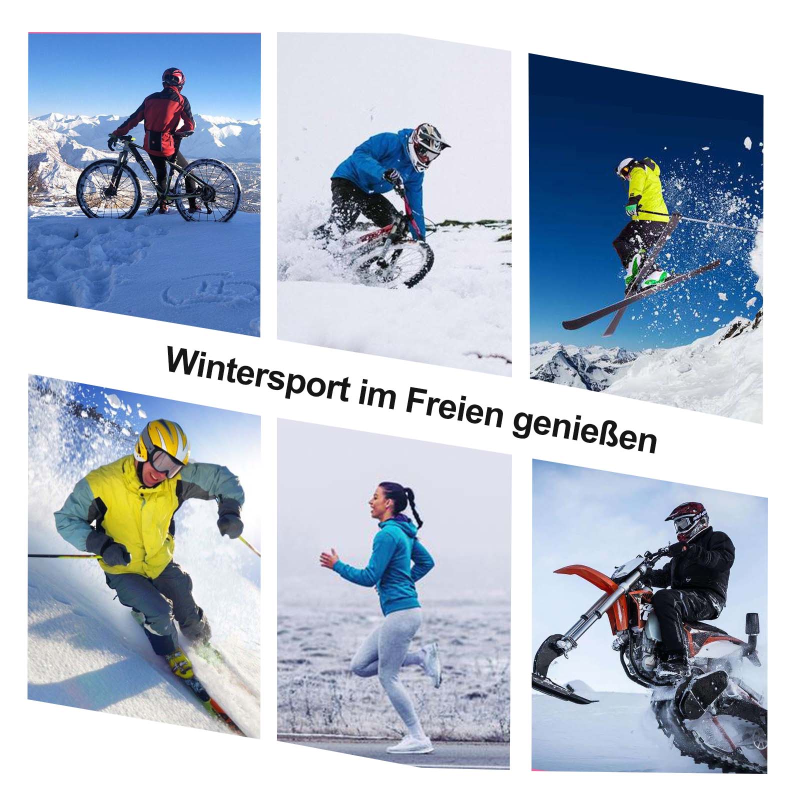 ROCKBROS Ohrenwärmer winddicht Stirnband für Herbst & Winter Unisex