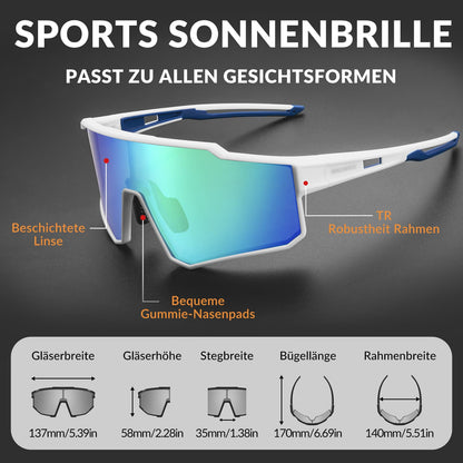 Polarisierte Sport-Sonnenbrille für den Outdoorsport