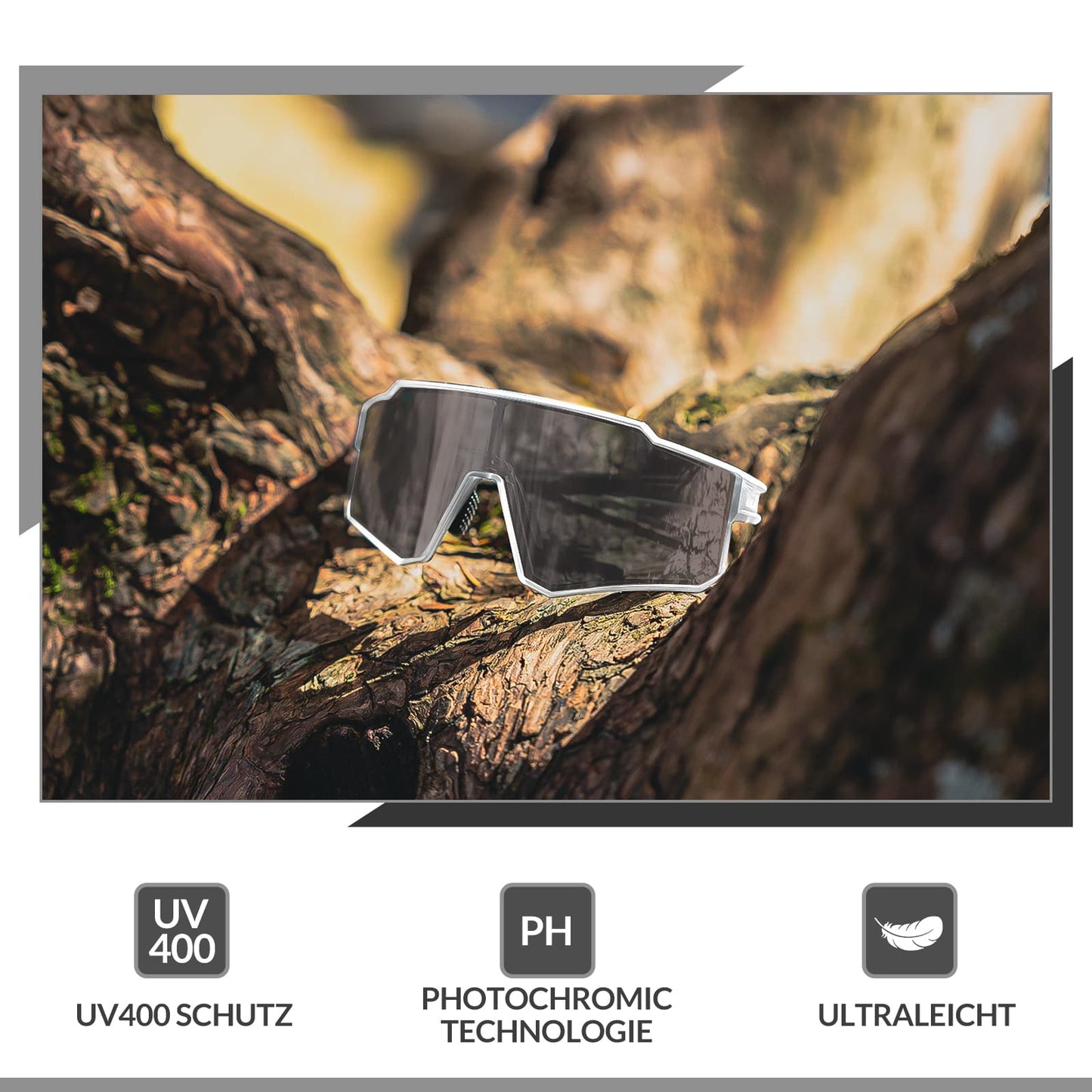 Polarisierte Sport-Sonnenbrille für den Outdoorsport