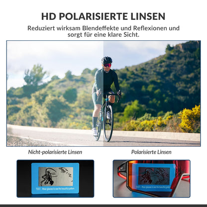 Polarisierte Sport-Sonnenbrille für den Outdoorsport