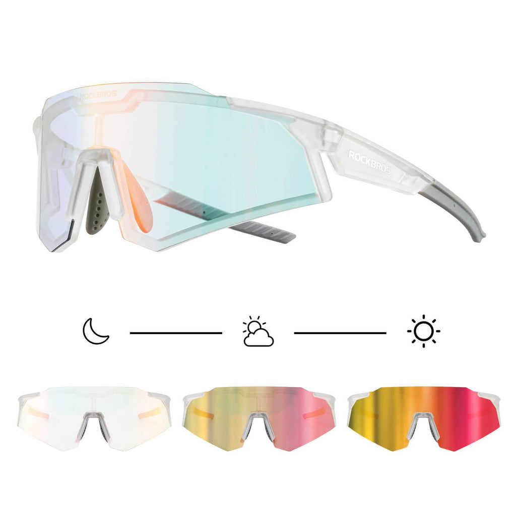 ROCKBROS Sonnenbrille Selbsttönend Outdoor UV400 Schutz