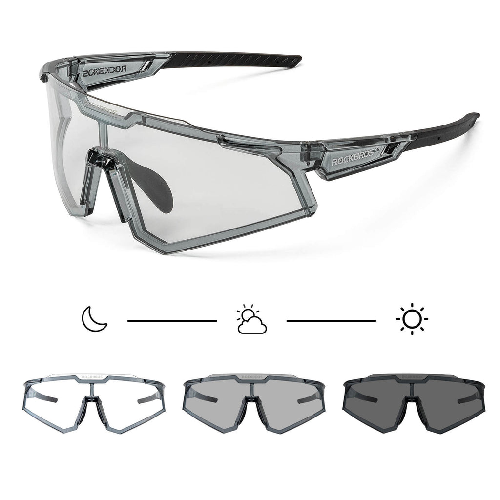ROCKBROS Sonnenbrille Selbsttönend Outdoor UV400 Schutz