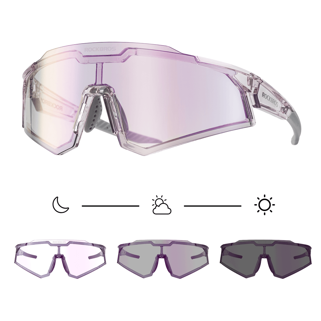ROCKBROS Sonnenbrille Selbsttönend Outdoor UV400 Schutz