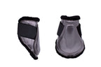 Gamaschen und Streichkappen anthrazitgrau, Springgamaschen 4er Set,