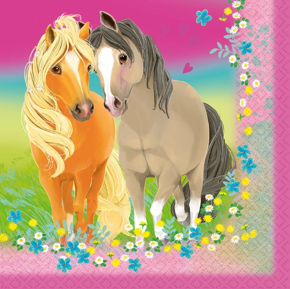 "Pretty Pony" | Servietten 20Stk./33x33cm