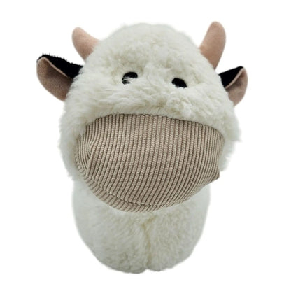 Türstopper Türsack Schaf Kuh Hund Türpuffer für Boden Stoff und Sand weiß beige