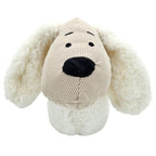 Türstopper Türsack Schaf Kuh Hund Türpuffer für Boden Stoff und Sand weiß beige