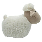 Türstopper Türsack Schaf Kuh Hund Türpuffer für Boden Stoff und Sand weiß beige