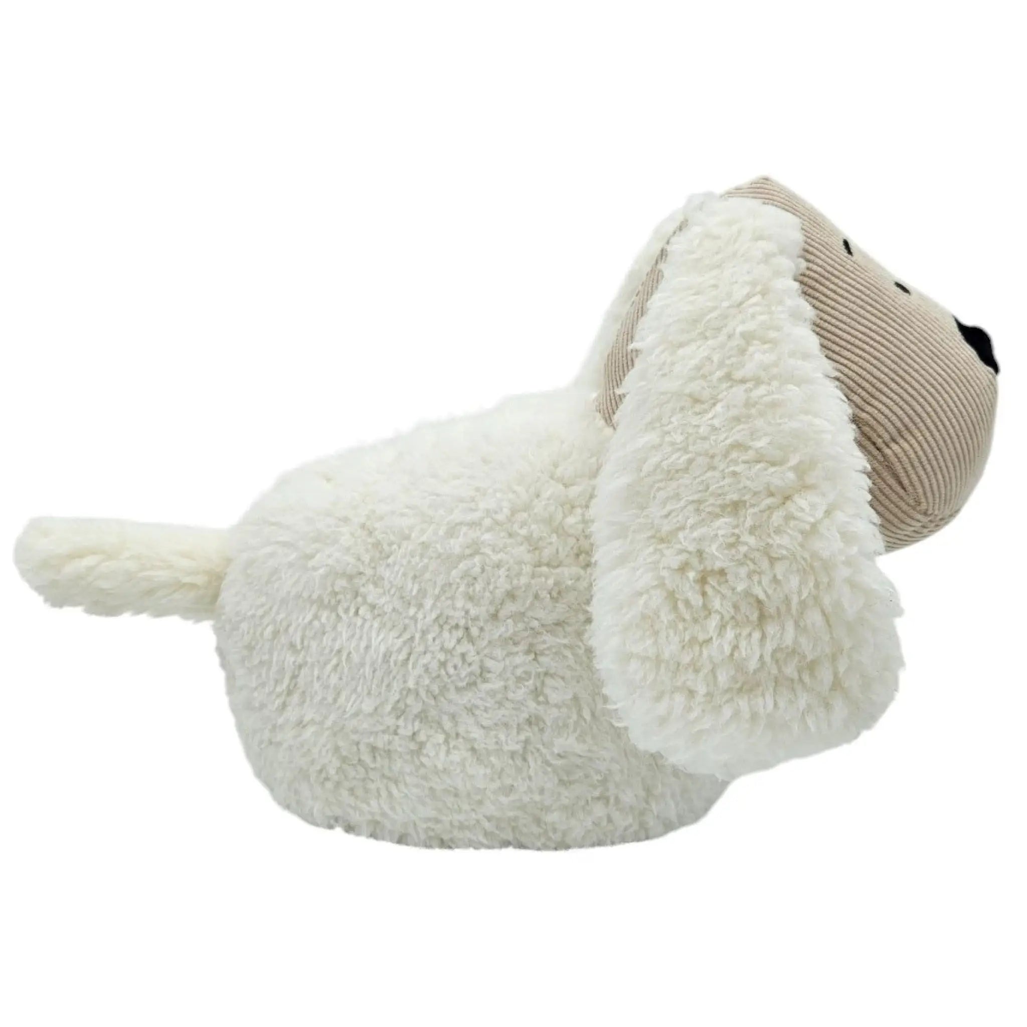 Türstopper Türsack Schaf Kuh Hund Türpuffer für Boden Stoff und Sand weiß beige