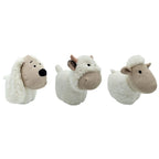 Türstopper Türsack Schaf Kuh Hund Türpuffer für Boden Stoff und Sand weiß beige