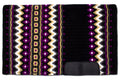 Western Blanket schwarz, lila, beige, weiß