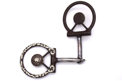 Snaffle Westernbit mit Concho 12,5 cm,