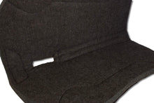 Western Filzpad Widerristfrei, roundskirt kurz, dunkelbraunes Leder 71 x 80 cm,