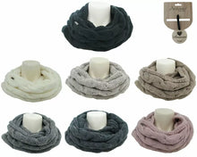 Loop Schal » Winter Damenschal » Strickschal » Damen Schal mit Strickmuster